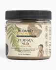 Dead Sea Mud jar for natural skincare, 198g, pore reducer for face and body, rich in minerals.