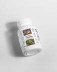 Cordyceps Mushroom supplement, 60 vegan capsules, organic and allergy-friendly packaging.