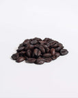 Medium-dark roasted Arabica coffee beans infused with authentic Manuka honey from New Zealand.