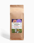 Manuka Honey Coffee 16oz bag with medium-dark roasted Arabica beans glazed in New Zealand Manuka honey, organic and allergen-free.