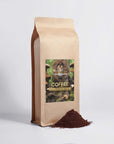 Mushroom Coffee Fusion with Lion’s Mane & Chaga, 16oz ground coffee package.