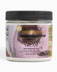 Recovery cream in a 4 oz jar with essential oils, providing premium skin hydration and relaxation benefits.