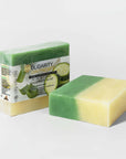 Aloe & Cool Cucumber Soap, gentle hydrating bar with aloe vera, crisp cucumber essence, ethically sourced, non-GMO, vegan-friendly, cruelty-free, 4 oz.