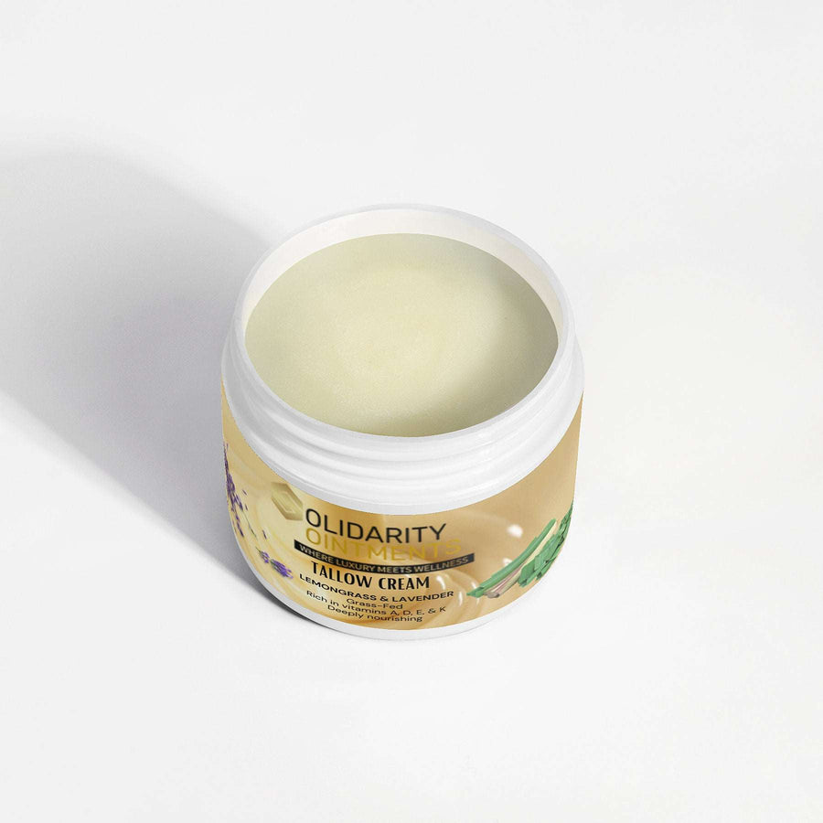 Tallow Cream with Lemongrass & Lavender for Hydrated Skin